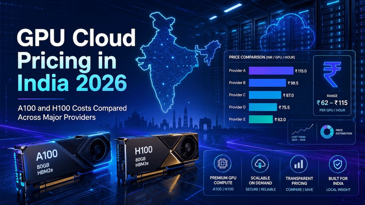 GPU Cloud Pricing in India 2026: A100 and H100 Costs Compared Across Major Providers
